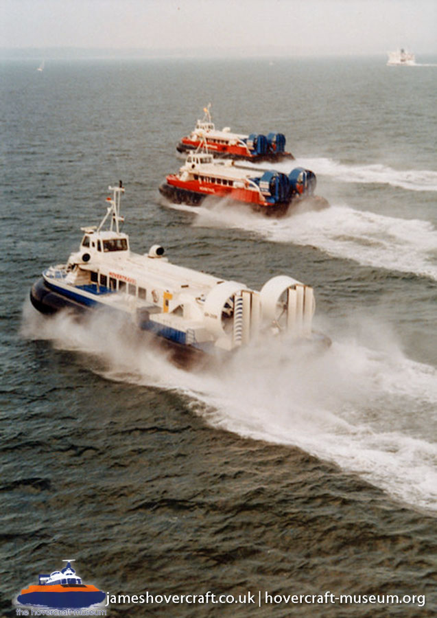 AP1-88 hovercraft promotional day by BHC -  (credit: The <a href='http://www.hovercraft-museum.org/' target='_blank'>Hovercraft Museum Trust</a>).